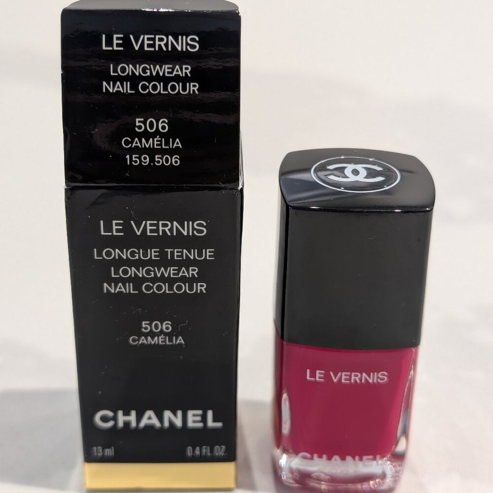 Chanel Le Vernis Longwear Nail Colour 506 Camélia - Rich Pink